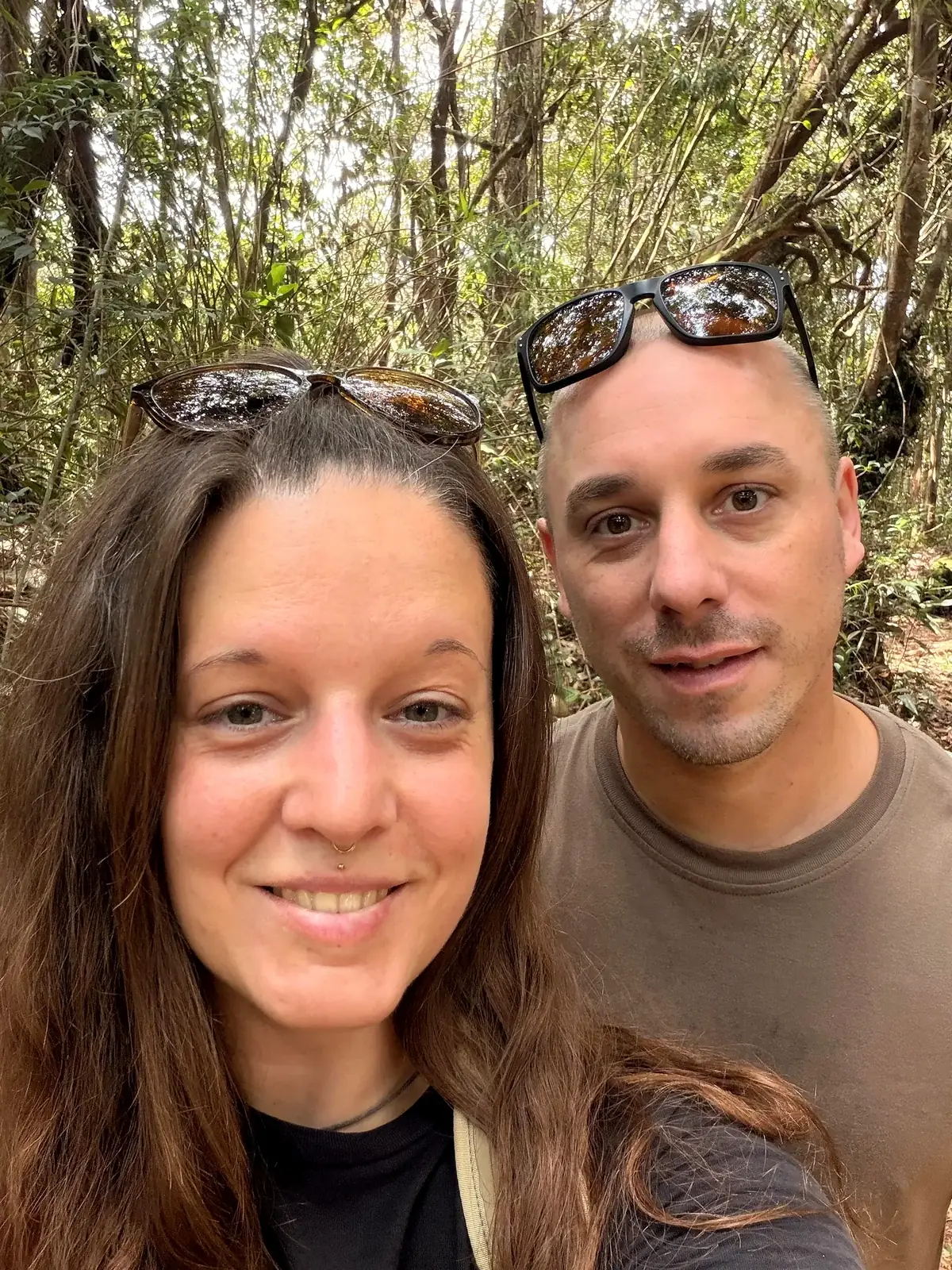 Fabienne und Marc in den Cameron Highlands