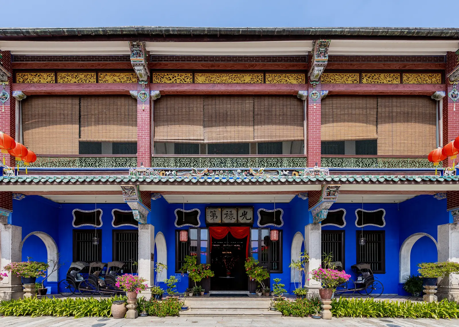 Die indigoblaue Villa Cheong Fatt Tze