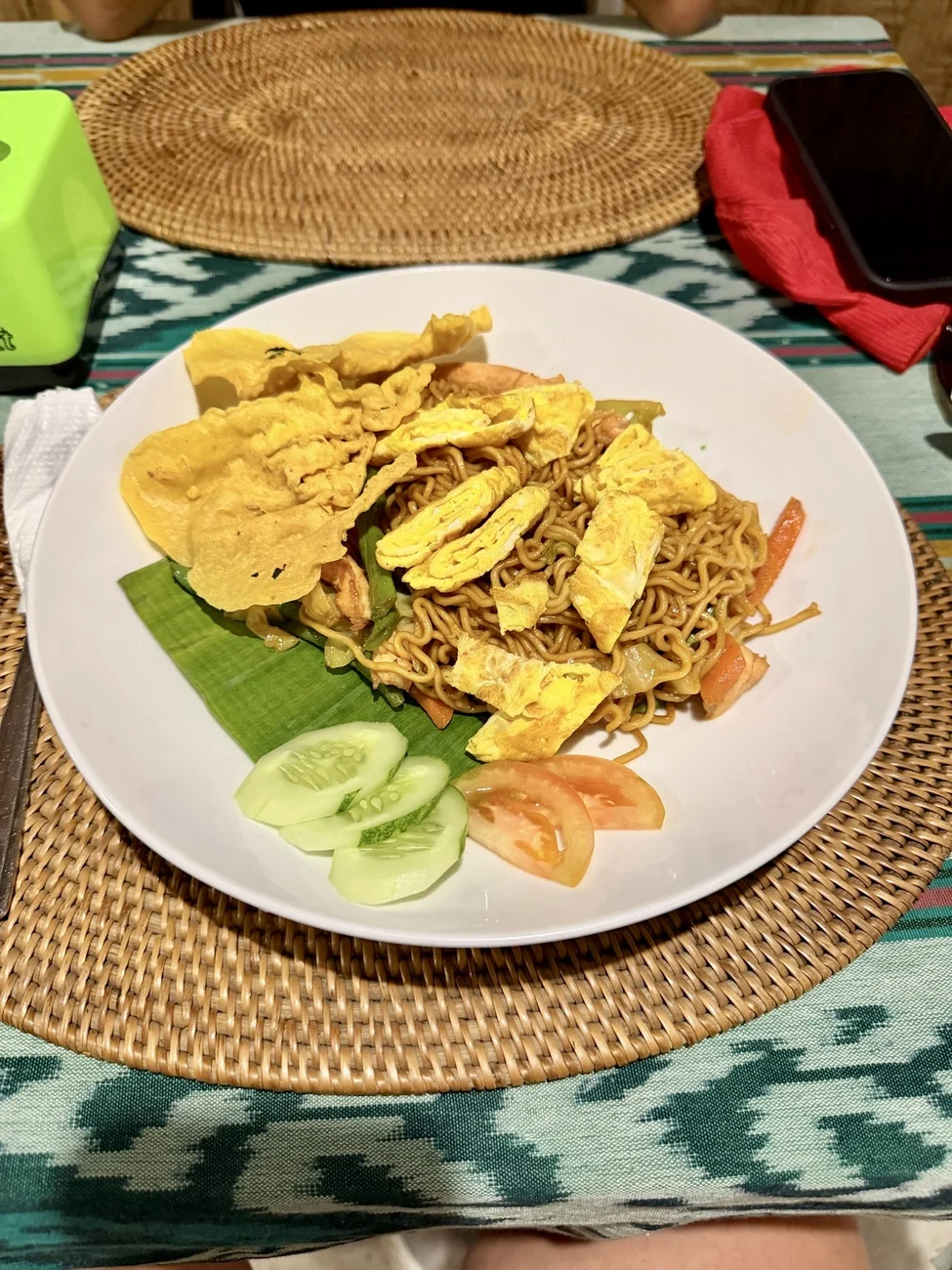 Mie Goreng im Warung auf Gili Air