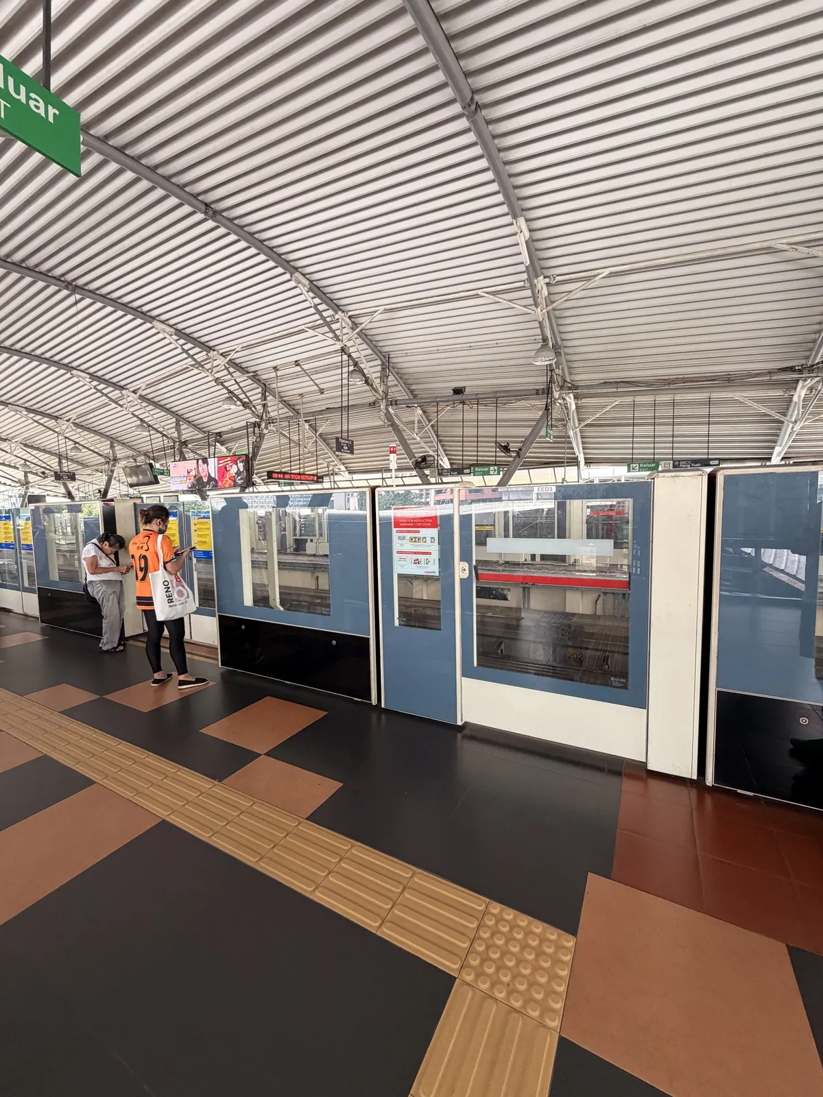 Die Monorail-Station in Bukit Bintang