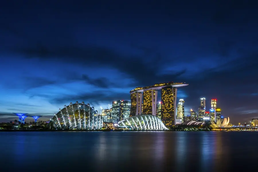 Stadtansicht von Singapur